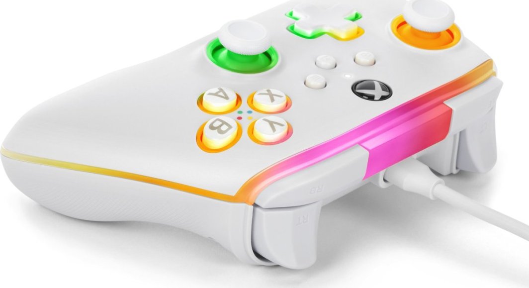 Kontroller PowerA XS Pad, me kabllo, i bardhë