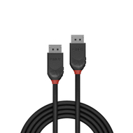 Kabllo Lindy DisplayPort në DisplayPort, 0.5m, 4K, e zezë
