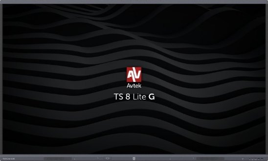 Monitor interaktiv Avtek Touchscreen 8 Lite, 86", 4K UHD, Android 14, i zi