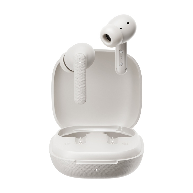Kufje TWS QCY Buds, Bluetooth 5.3, 35 orë bateri, të bardha