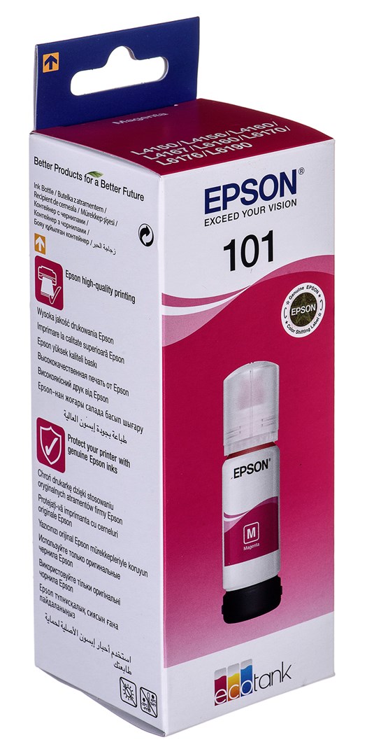 Ngjyrë për printer Epson 101 EcoTank, Magenta