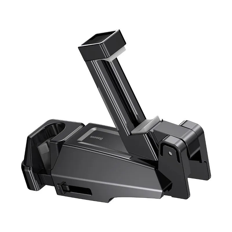 Mbajtës telefoni Baseus Back Seat Headrest, për sedilje të pasme, për telefona 64–90 mm, i zi