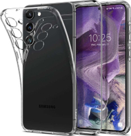Mbështjellës telefoni Spigen Liquid Crystal për Samsung Galaxy S23, TPU, transparent