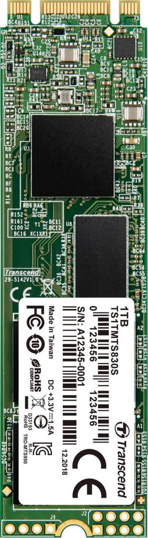 SSD диск Transcend 830S, 1TB, M.2 2280 SATA III