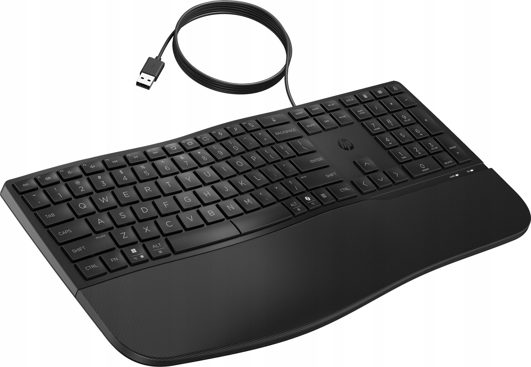 Тастатура HP 480 Comfort, со кабел, црна