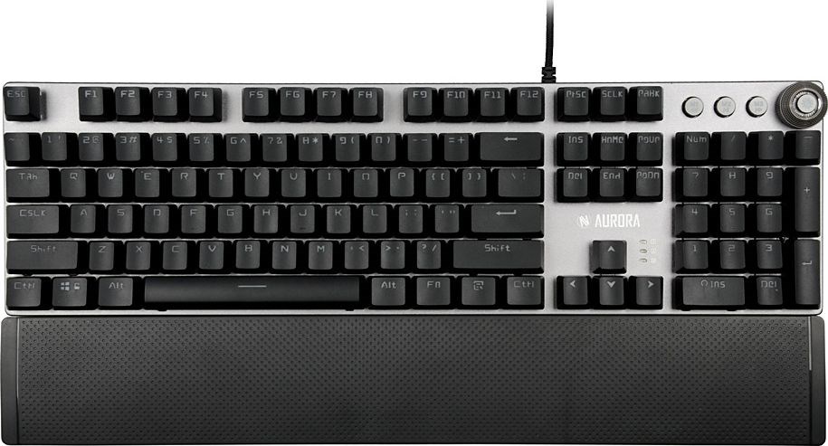 Tastierë iBOX Aurora K-3, USB, e hirtë