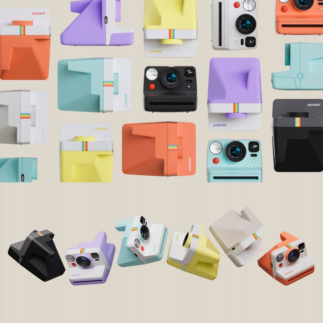 Kamerë instant Polaroid Now, analog, USB C, e bardhë