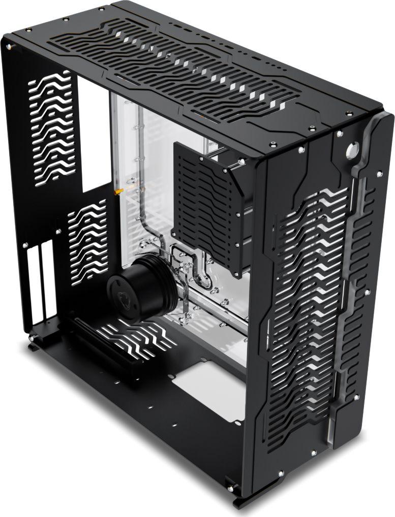 Kasë Singularity Wraith, e zezë, Midi Tower