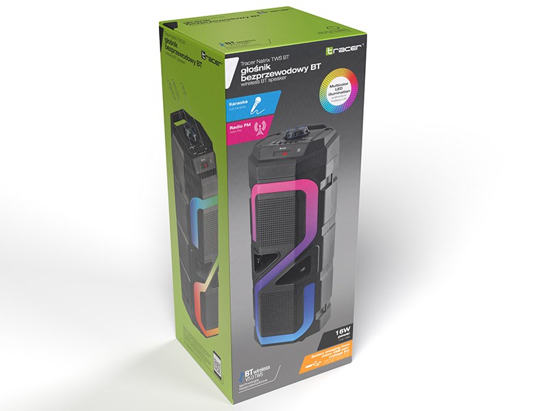 Altoparlant Bluetooth Tracer Natrix 16W TWS LED TRAGLO47193
