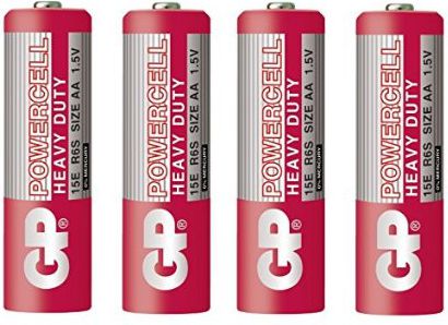 Bateri alkaline GP Power Cell AA R6, paketim 4 copë