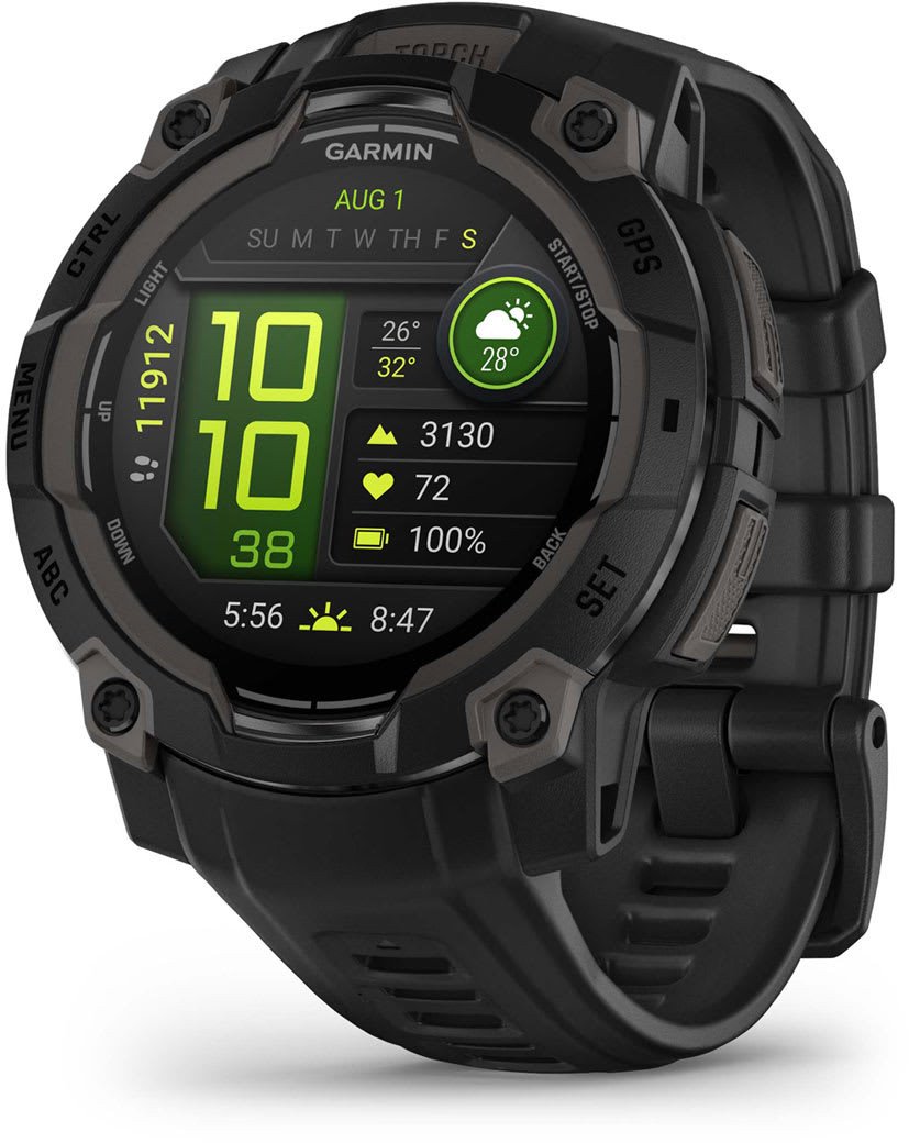 Orë Garmin Instinct 3 AMOLED, 45 mm, e zezë