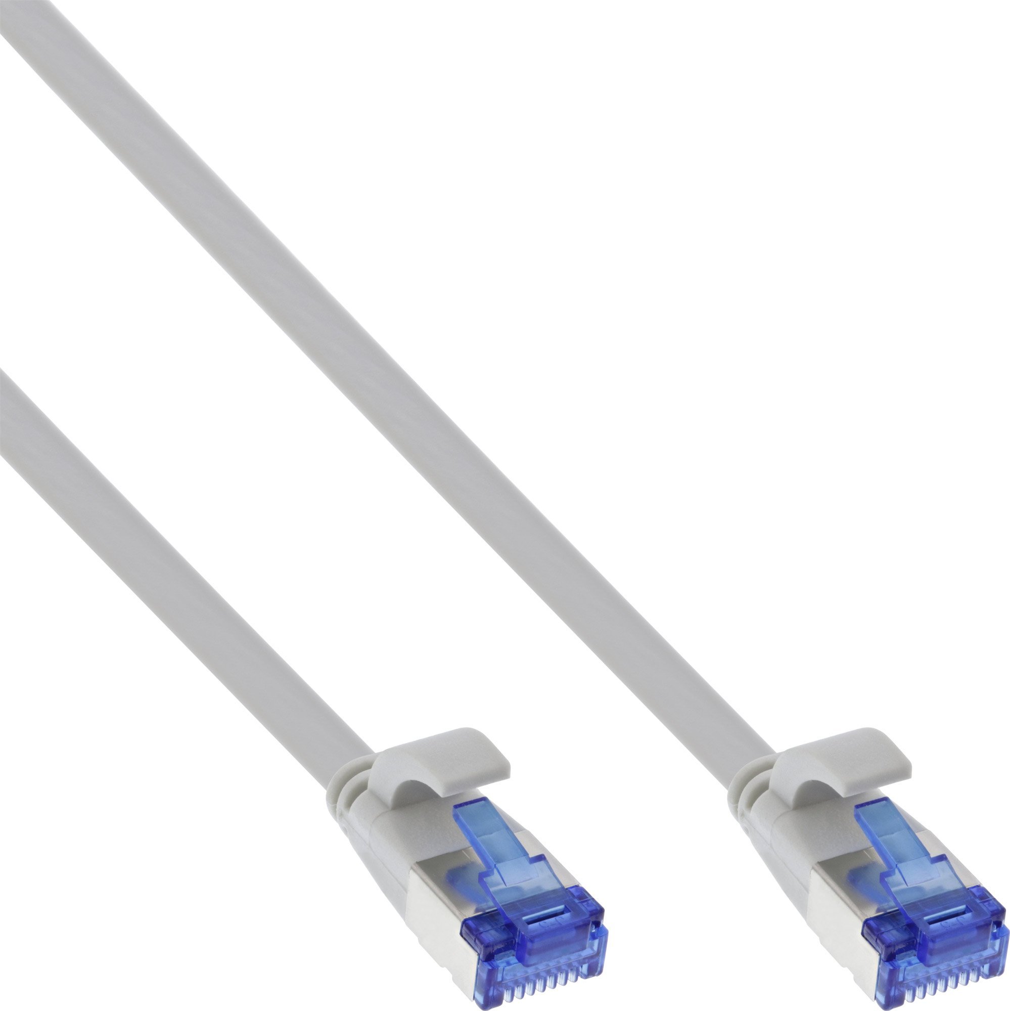 Kabllo rrjeti InLine Flat, Cat.6A U/FTP, 2m, gri