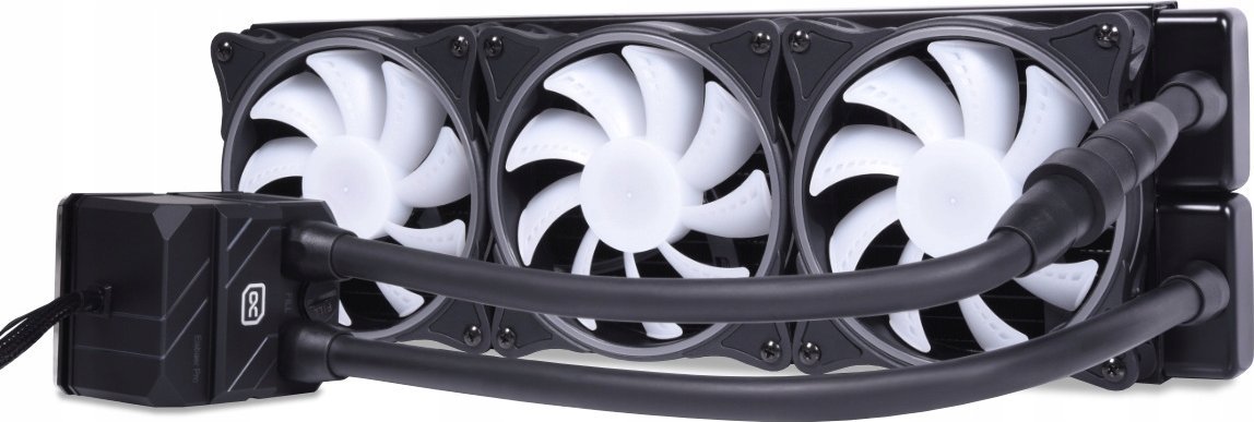 Ftohës uji për CPU Alphacool Eisbaer Pro HPE Aurora 360, radiator 360 mm, ARGB, i zi