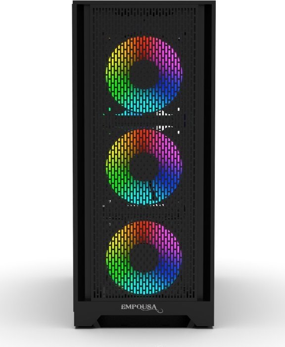 Kuti kompjuteri Inca EMG-17XB, MIDI Tower, ATX Micro ATX Mini ITX, e zezë