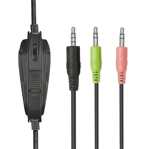 Kufje për lojëra Trust GXT 307, 2m, të zeza