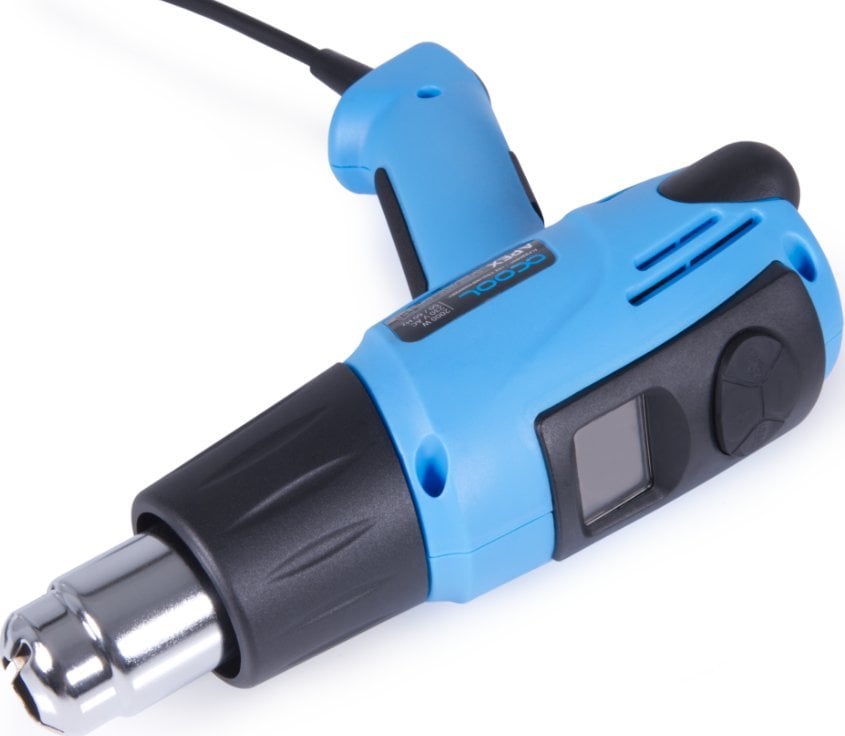 Pistoletë ajri i nxehtë Alphacool Apex, 2000W, ekran LCD, e zezë blu