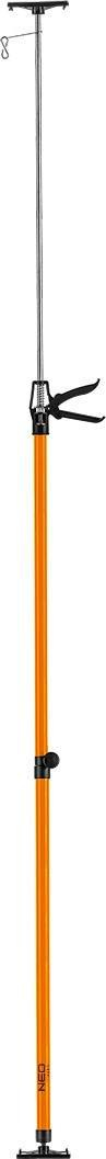 Mbajtëse teleskopike Neo, 115-290 cm, këmbë gome, metalike