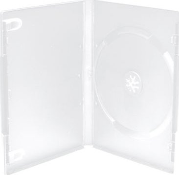 Kuti DVD MediaRange BOX30-T, për 1 disk, 14mm, transparente, set 5 copë