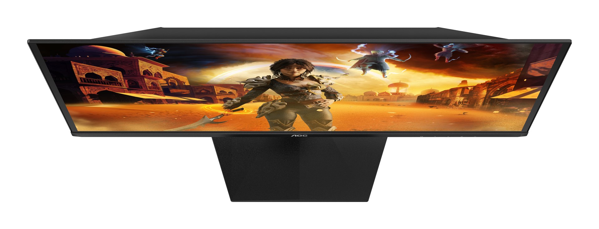 Monitor gaming AOC G4 Q27G41ZDF, 26.5", QHD QD OLED, i zi me të kuqe