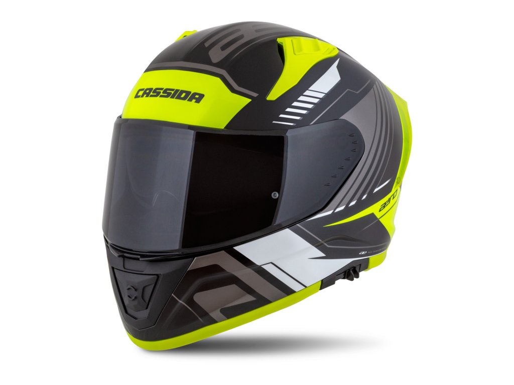 Helmetë moto Cassida Aero Drome, full face, polikarbonat, e zezë
