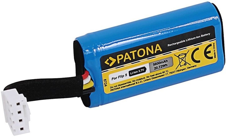 Bateri PATONA  për JBL Flip 5, 5600mAh, 3.7V Li-lon