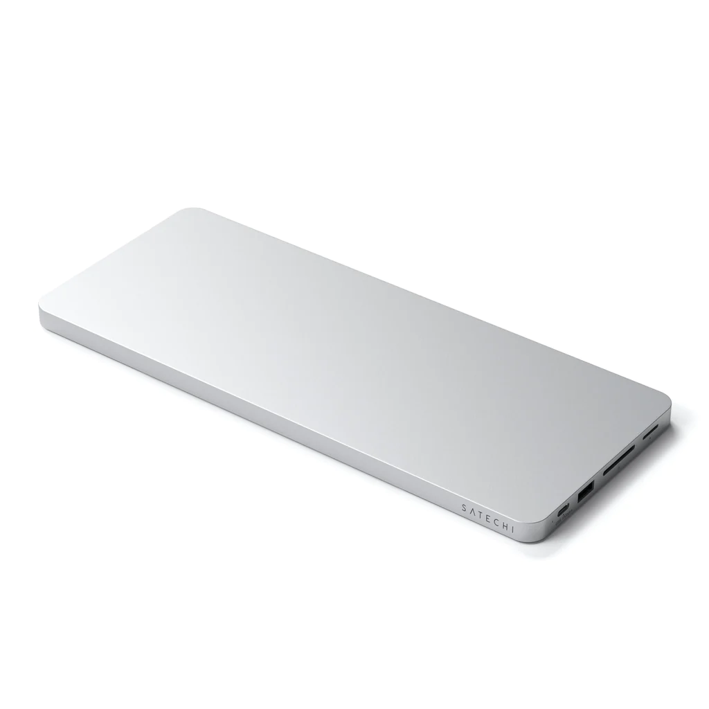 Docking station Satechi Slim USB-C për Apple iMac 24", i argjendtë