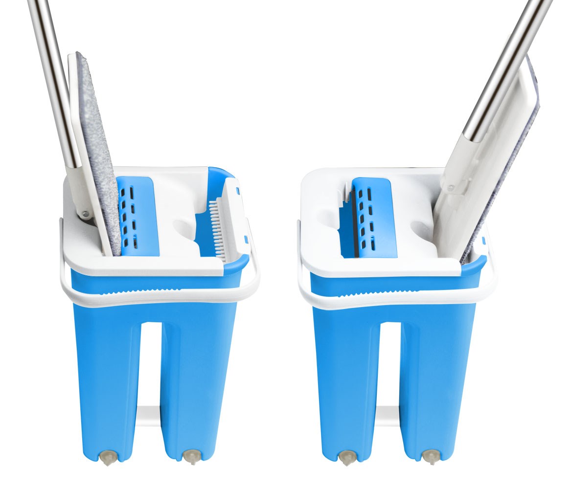 Set mop rrotullues Esperanza Rotary Mop Perfect Clean, me kovë, inoks