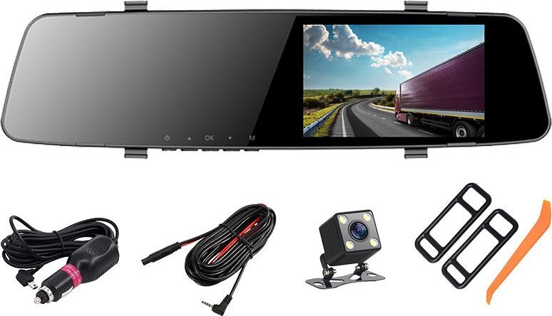 Kamerë veture Tracer VELA 4.5D, FHD, kënd 150°, me kamerë të pasme