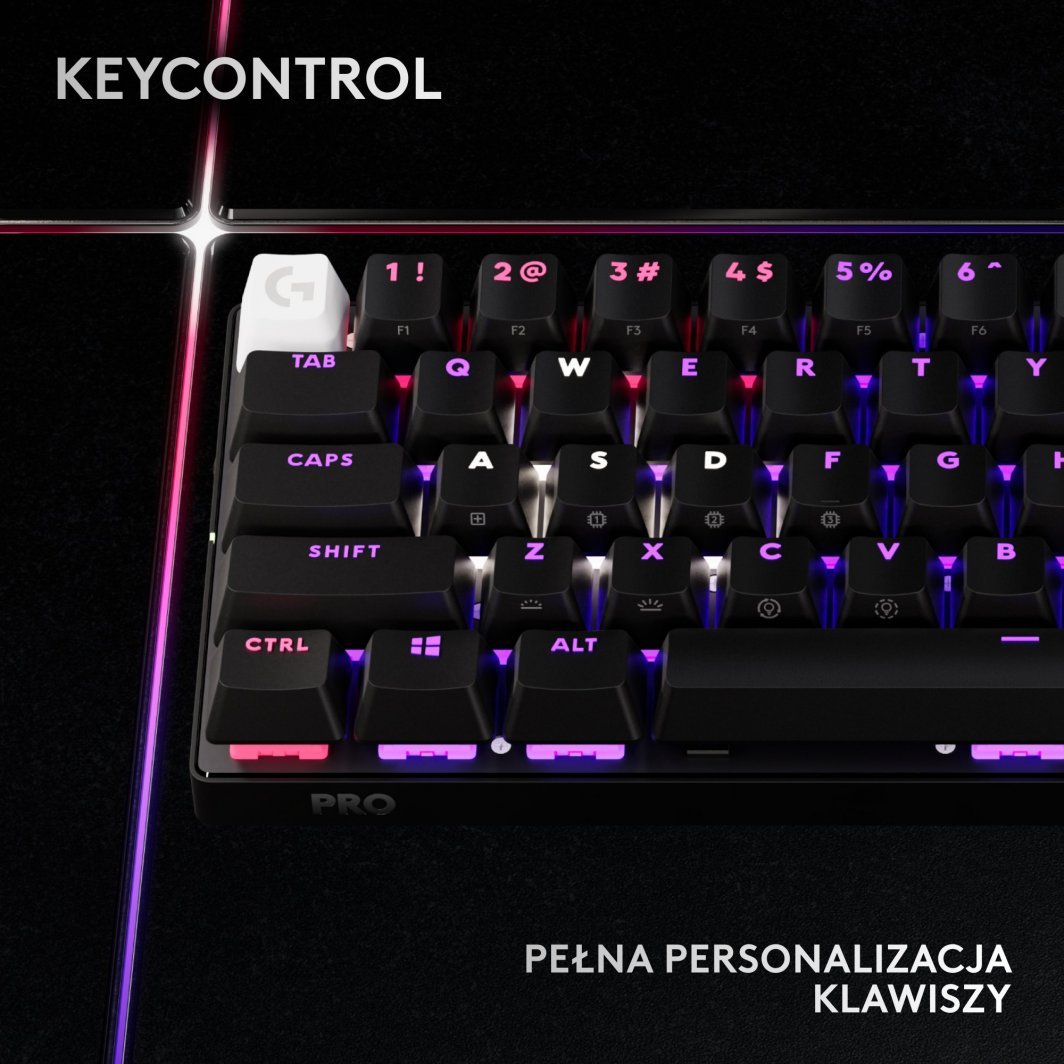 Tastierë Logitech Pro X 60 Lightspeed GX Brown, e zezë
