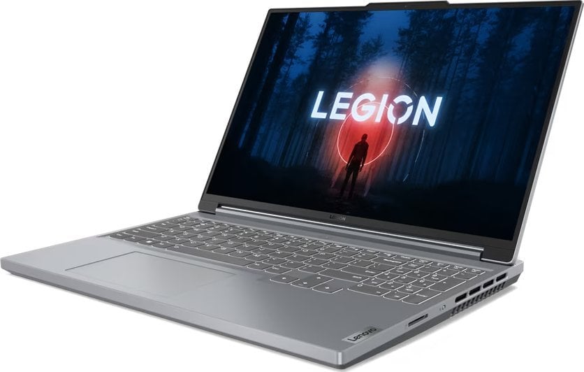 Laptop Lenovo Legion Slim 5, 16" 144 Hz, AMD Ryzen 5 7640HS, 16 GB RAM, 512 GB SSD, NVIDIA GeForce RTX 4050, i hirtë