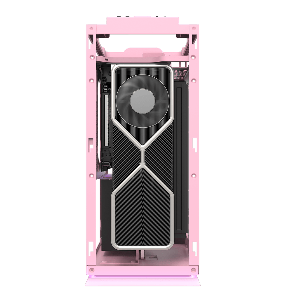 Kasë Darkflash DLH21, ITX Tower, rozë