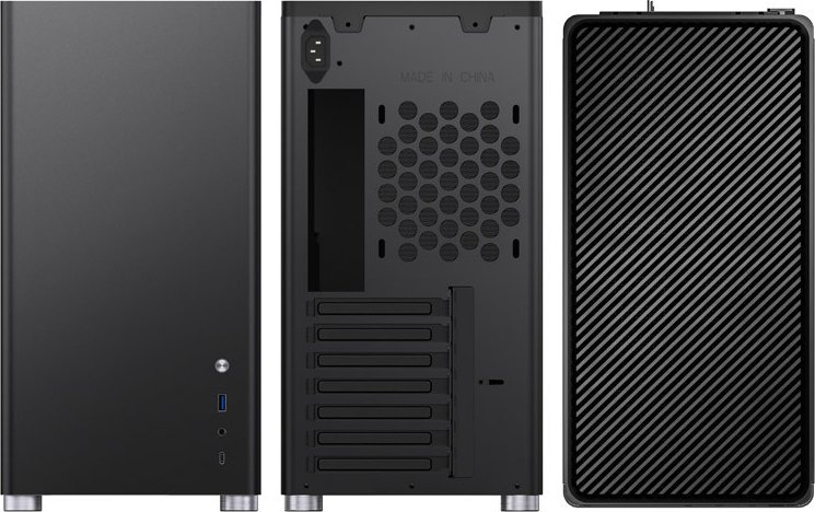 Kasë Jonsbo D40, e zezë, Midi Tower