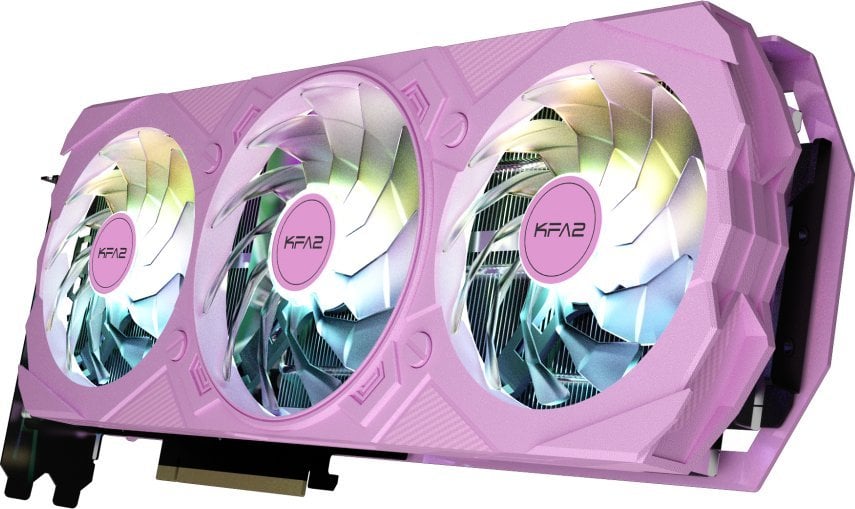 Kartelë grafike KFA2 GeForce RTX 4070 SUPER EX Gamer Pink 1-Click OC 12GB GDDR6X