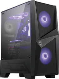 [OUTLET] Куќиште за компјутер MSI MAG FORGE 100M, со стаклен страничен панел, црно