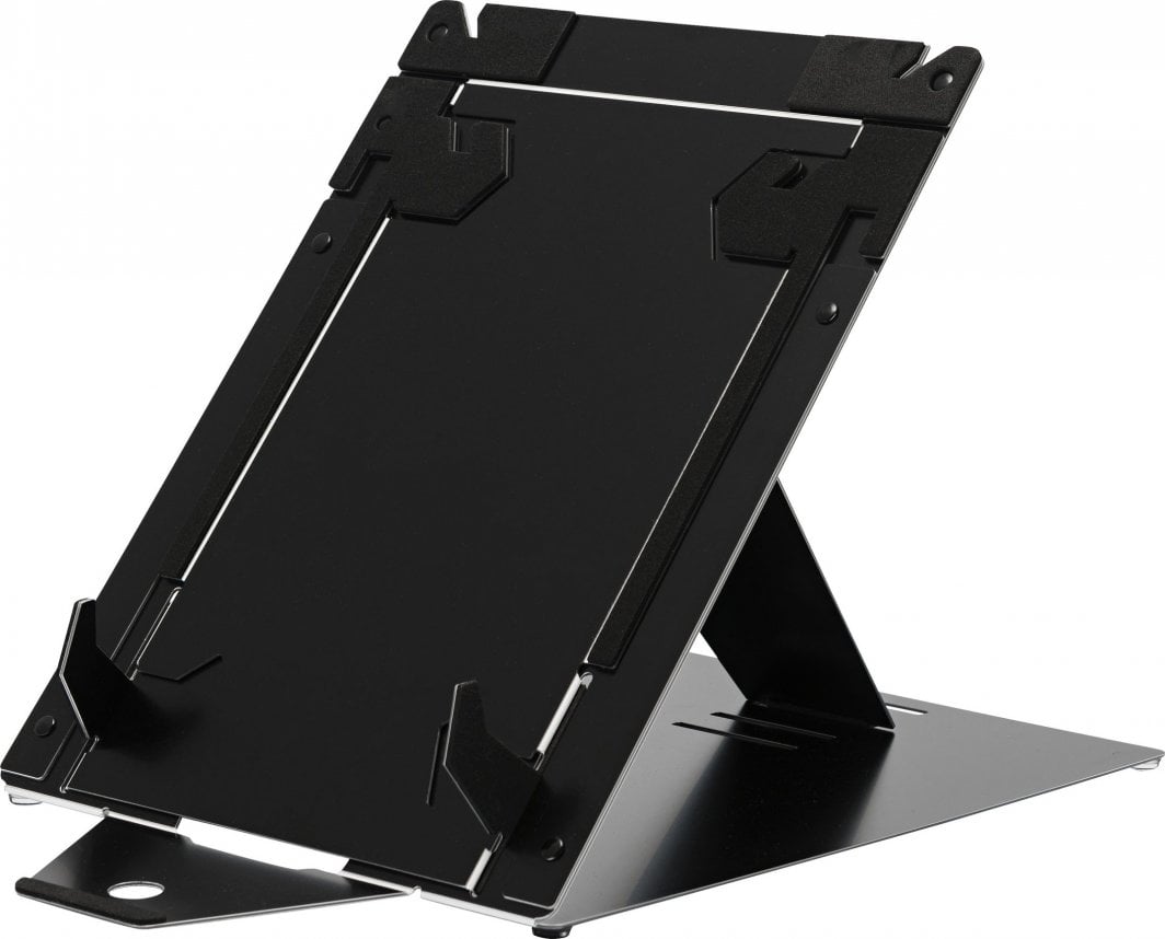 Mbajtëse laptopi dhe tableti R-Go Tools Stand, alumini, e zezë