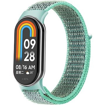 Rrip orë Eternico Airy për Xiaomi Smart Band 8 9, tekstil, Menthol Mint