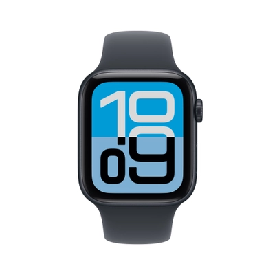 Apple Watch SE 3 GPS 40mm Midnight Aluminium Case with Midnight Sport Band, S/M