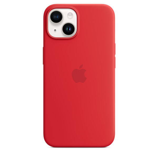 Apple iPhone 14 Silicone Case me MagSafe, (PRODUCT)RED