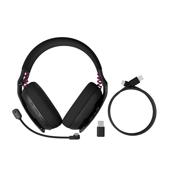 Kufje gaming Genesis Fury Fukya F6, Bluetooth, pa tela, over ear, me mikrofon, të zeza