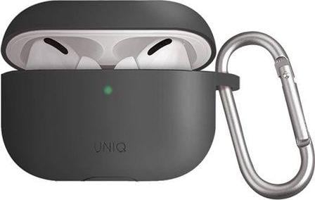 Mbulesë mbrojtëse UNIQ Glase për AirPods Pro, transparente, grafit
