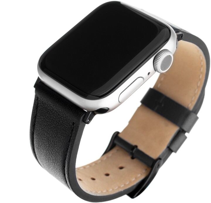 Rrip lëkure FIXED për Apple Watch 42/44 / 45mm, i zi 