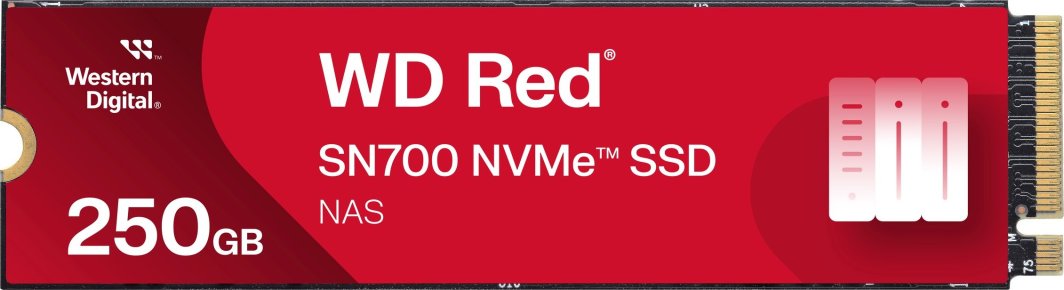 Disk SSD WD Red SN700, 250GB, M.2 2280 PCI-E x4 Gen3 NVMe