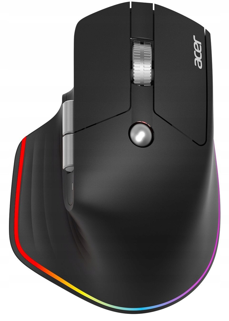 Mouse Acer Easy Fit, pa tela RF dhe Bluetooth, 4000 DPI, i zi