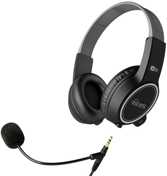 Kufje për fëmijë Mee Audio KidJamz KJ35, mikrofon boom, kufizues volum, të zeza