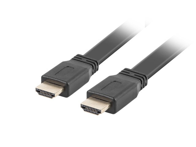 Kabllo HDMI Lanberg CA-HDMI-21CU-0050-BK, 5m, 4K, i zi
