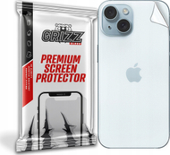 Film mbrojtës Grizz SatinSkin për Apple iPhone 15 Plus, për pjesën e pasme, transparent