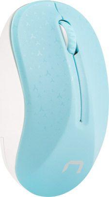 Maus Natec Toucan, wireless, USB, i bardhë dhe i kaltërt