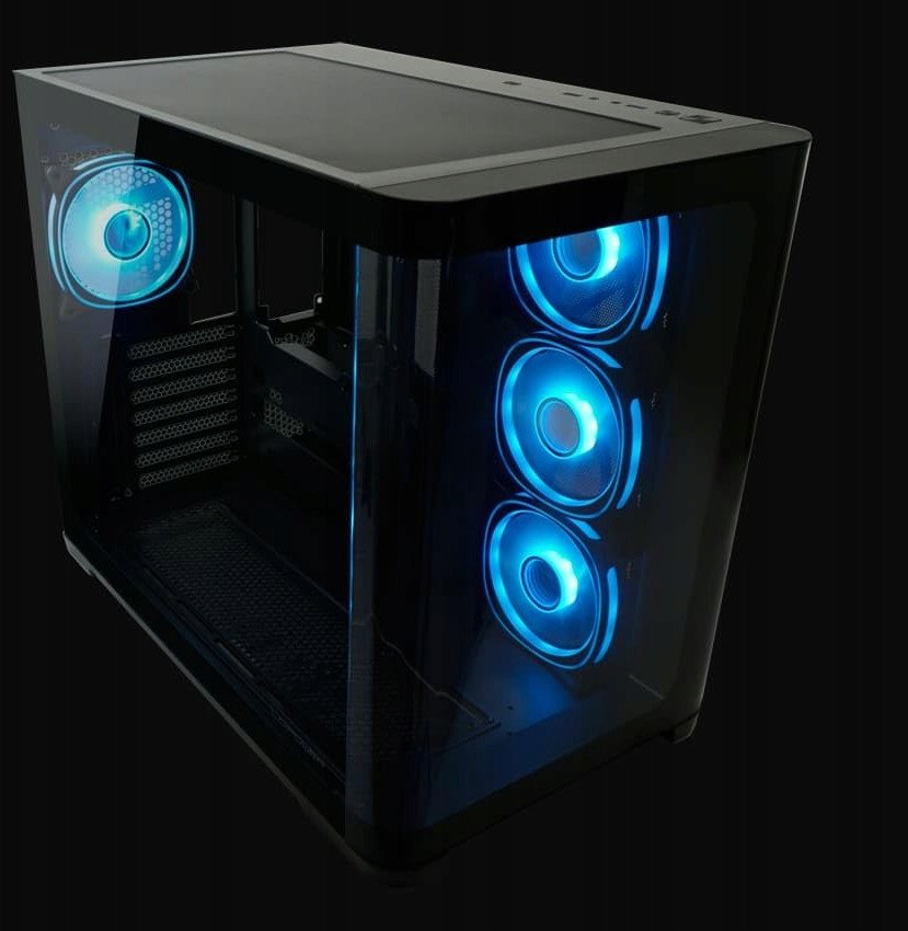 Kasa kompjuteri LC-Power 8001B Pro-Storm Dark, MIDI ATX, e zezë