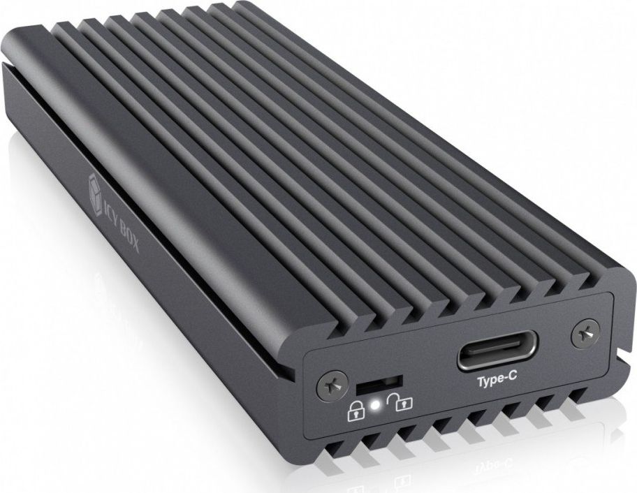 Kuti e jashtme SSD Icy Box IB-1817MC-C31, M.2 NVMe SATA, USB-C 10Gbps, alumini i zi 2