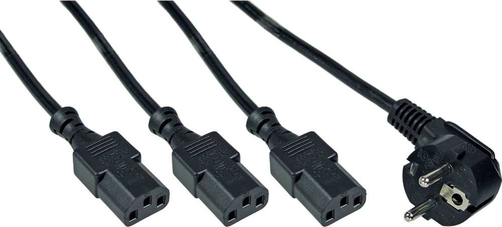 Kabllo InLine, 1 m, e zezë